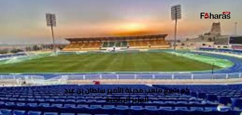 كم يتسع ملعب مدينة الأمير سلطان بن عبد العزيز الرياضية